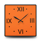 Pure Orange Wall Clock