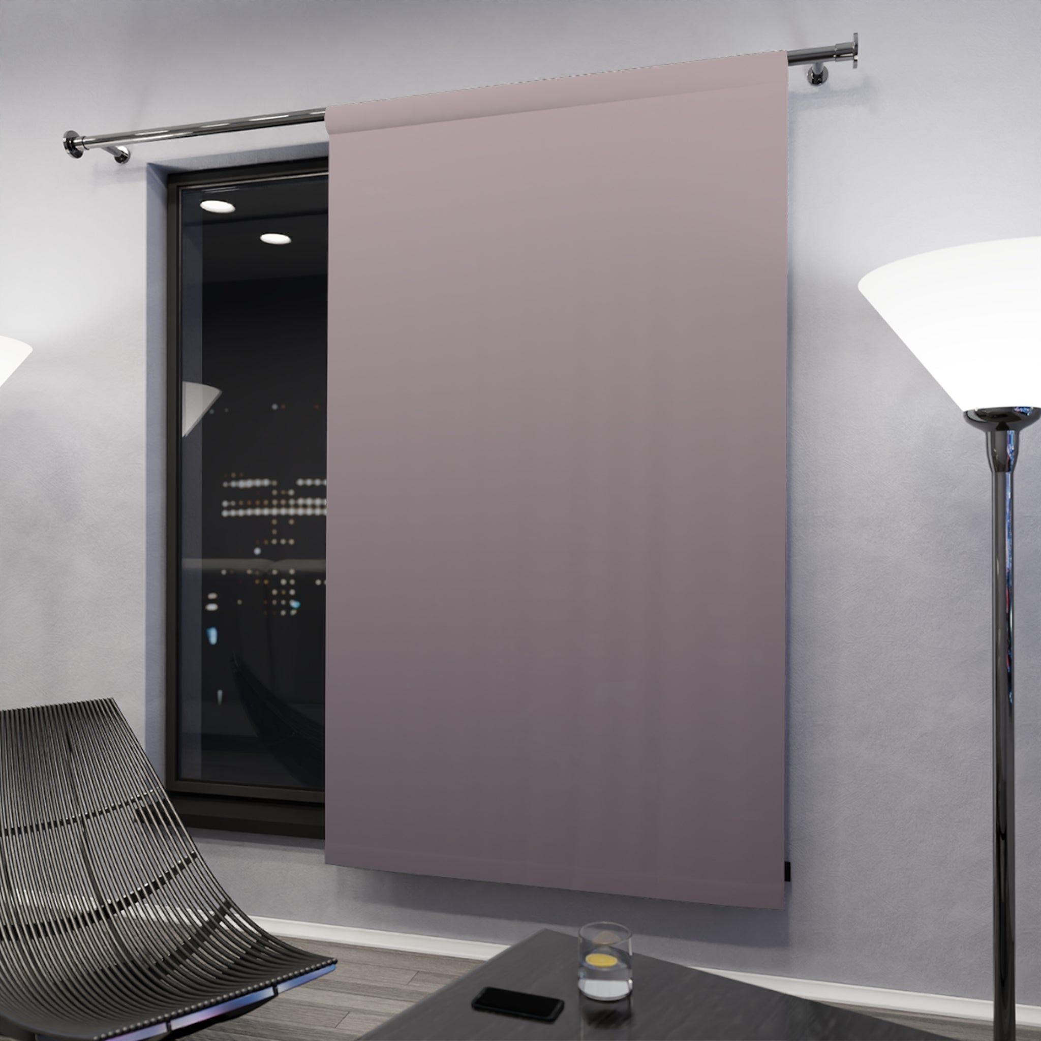 Simple Taupe Blackout Curtain