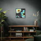 Unframed Canvas Art Print, Moody Botanicals Wall Art black border print