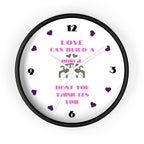 Love Can Build a Bridge Wall Clock - Country Music Decor