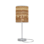Table Lamp, Golden-Brown Snake Skin