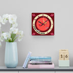 Wine O'clock 10.75" Square Wall Clock