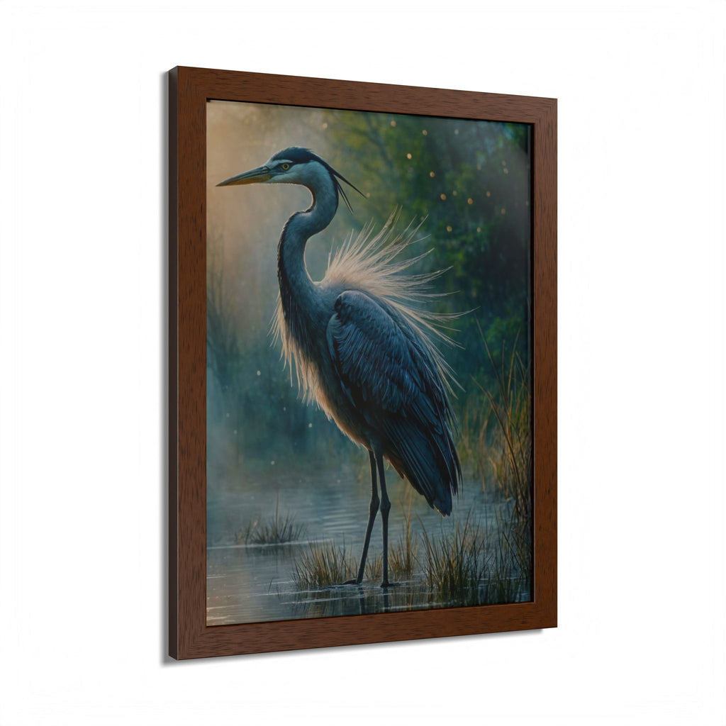 Heron Fine Art Framed Poster