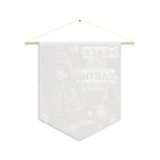 Christmas Wall Hanging, Traditional Ukrainian Doll Pennant, Peace on Earth