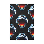 Large Unframed Satin Poster, Diamonds and Fire