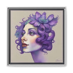 Painterly Floral Portrait Framed Art Print - WALLS & TIME