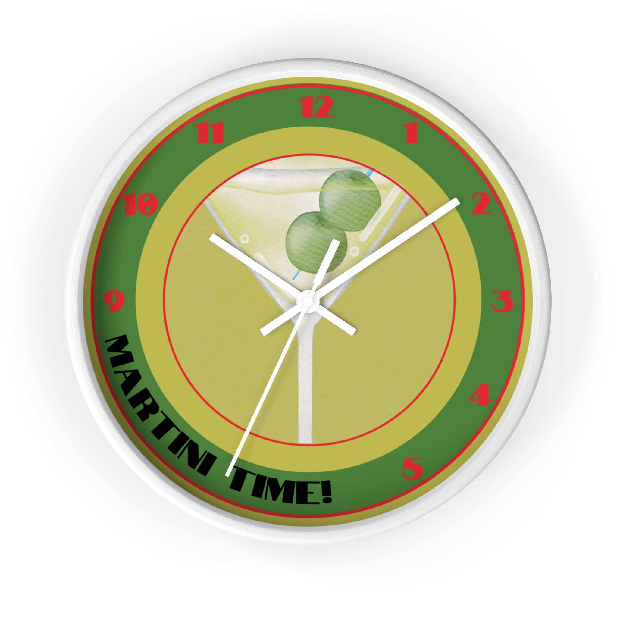 Martini Time Wall Clock