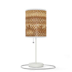 Table Lamp, Golden-Brown Snake Skin