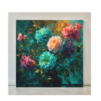 Blue Boquet Canvas Art Print
