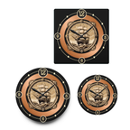 Table Lamp, Golden-Brown Snake Skin