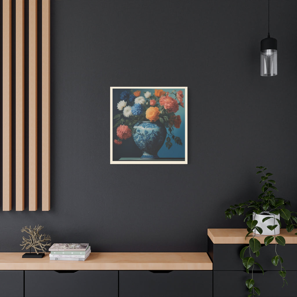 Vintage Styled Floral Canvas Print