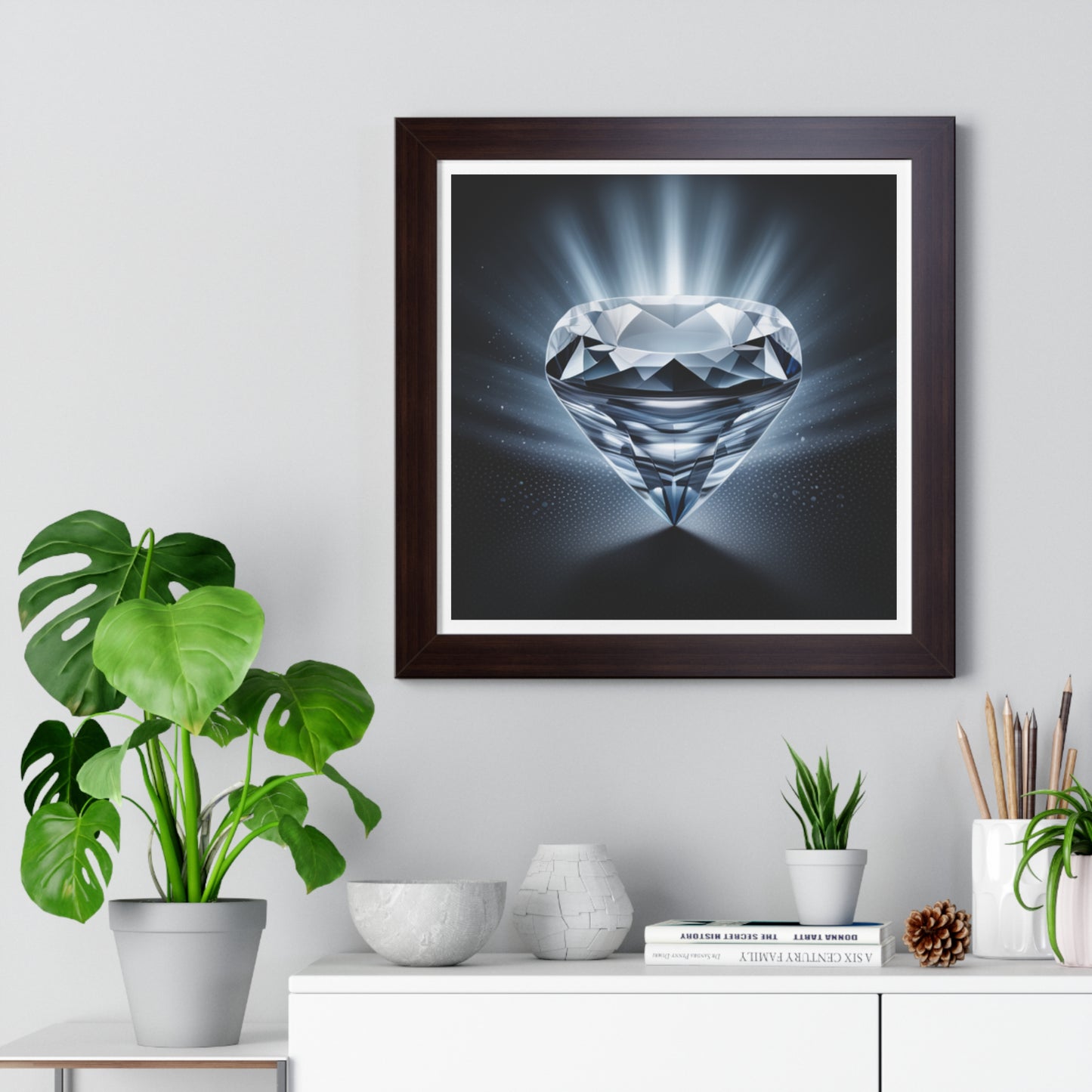 Jewel, Photorealistic Art Print, Framed Poster