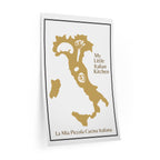 Italy Kitchen Wall Decal – "My Little Italian Kitchen" (La Mia Piccola Cucina Italiana)