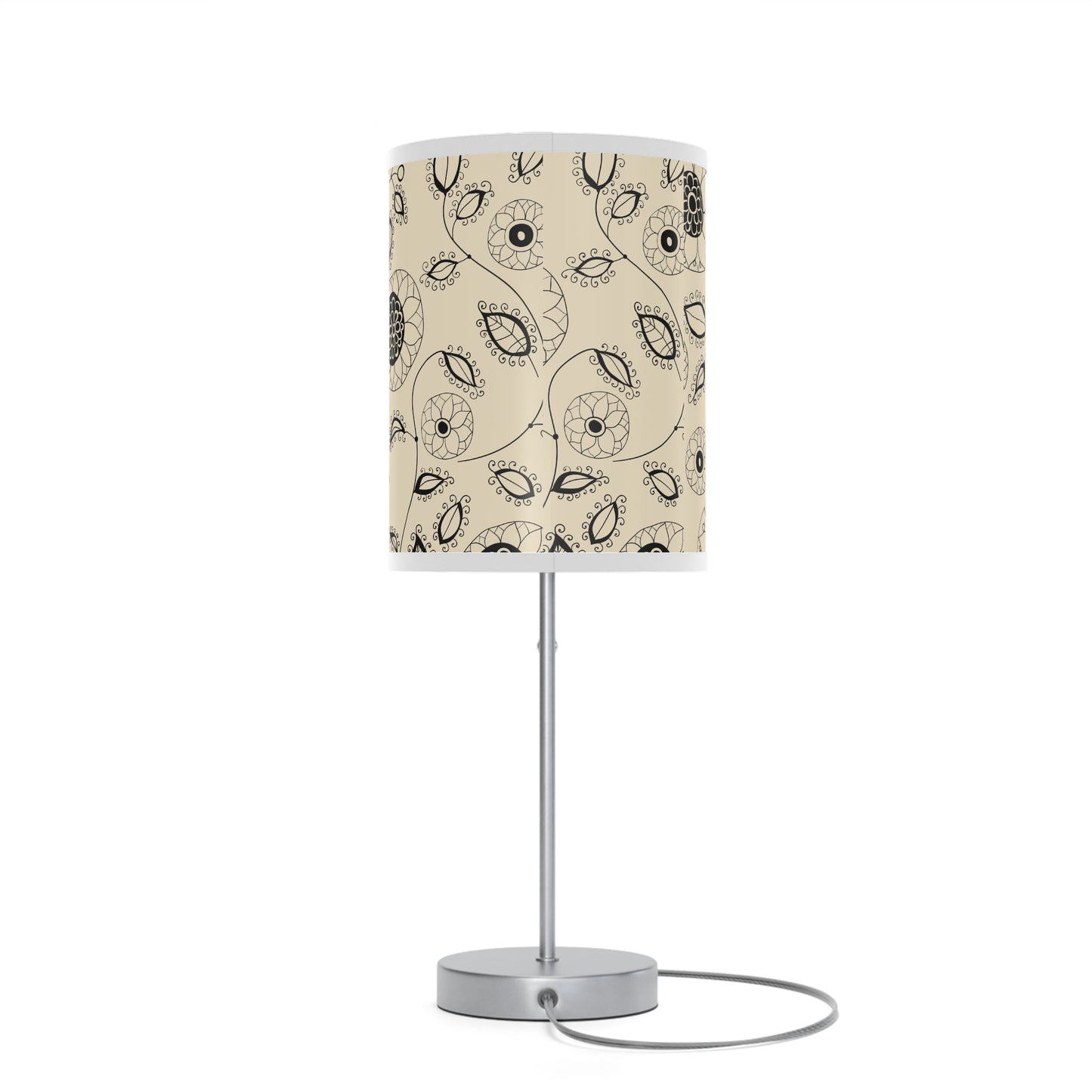 Floral Line Art Inspired Table Lamp