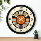 Boho Chic Line Art Wall Clock