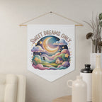Sweet Dreams Only Inspirational Pennant Wall Banner — Calming Sky Quote Decor for Bedroom & Nursery