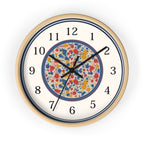Unque Wall Clock, Artsy Paint Splatter Design