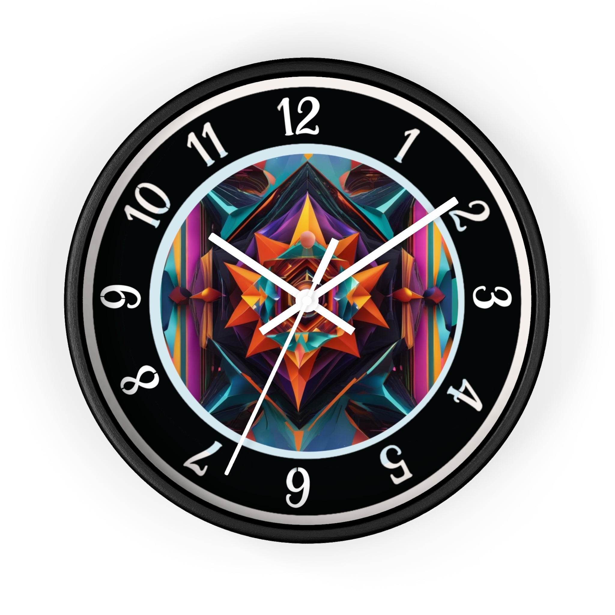 Artistic Silent Wall Clock, 10" Round