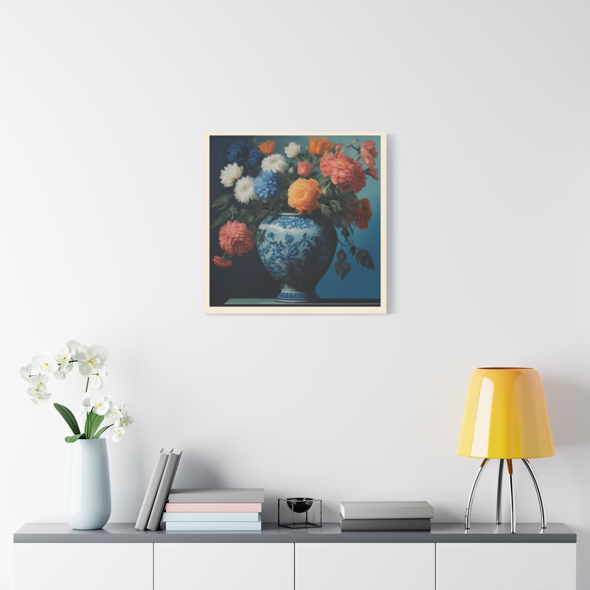 Vintage Styled Floral Canvas Print