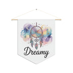 Dreamy dreamcatcher Pennant Wall Banner — Calming Sky Quote Decor for Bedroom & Nursery