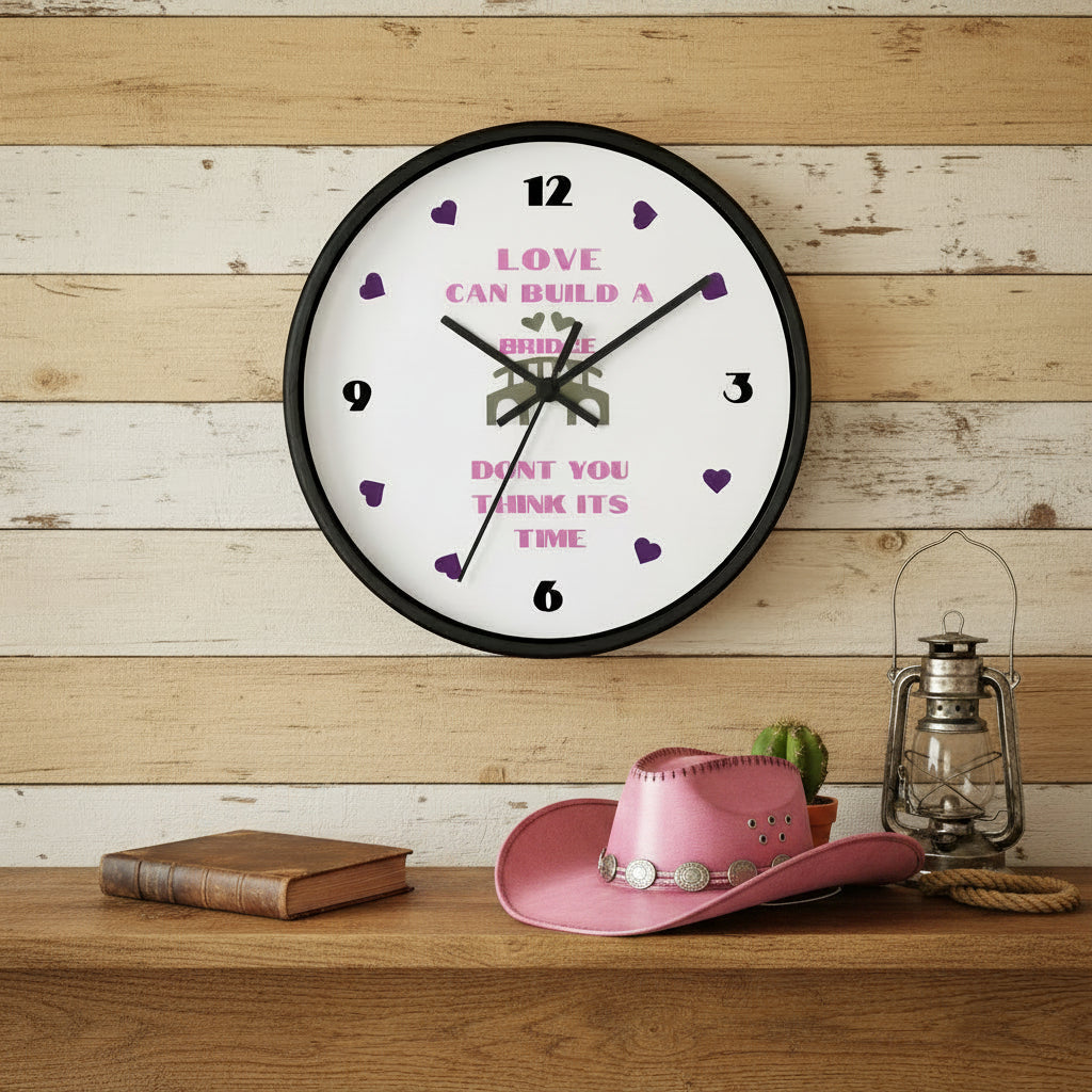 Pinewood wall clock — Lifestyle - Home 