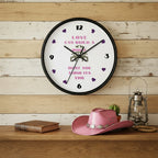 Pinewood wall clock — Lifestyle - Home 