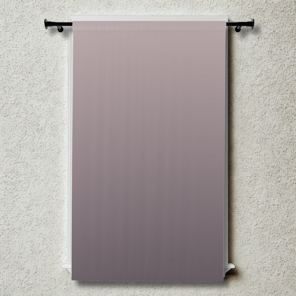 Simple Taupe Blackout Curtain Window Panel
