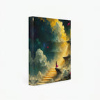 Square Canvas Wall Art — Side Profile Studio | Generated by Modelize
