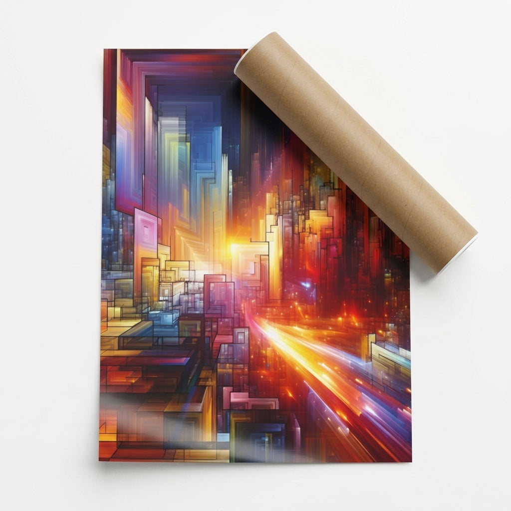 Art Poster — Premium Shipping Presentation | Generated by Modelize