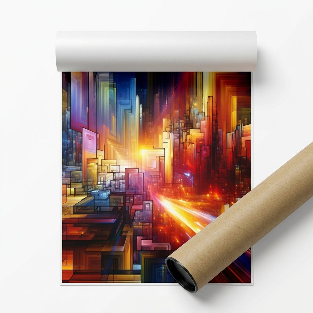 Art Poster — Premium Shipping Presentation | Generated by Modelize