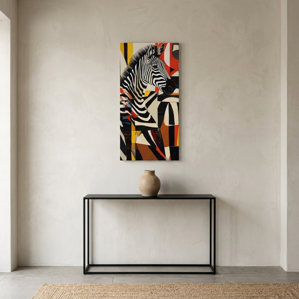 Vertical canvas wall art — Modern Interior Lifestyle | Generated by Modelize
