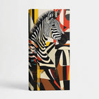 Vertical Canvas Wall Art — Three-Quarter Studio View | Generated by Modelize