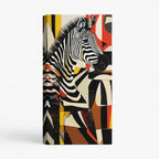 Vertical Canvas Wall Art — Three-Quarter Studio View | Generated by Modelize