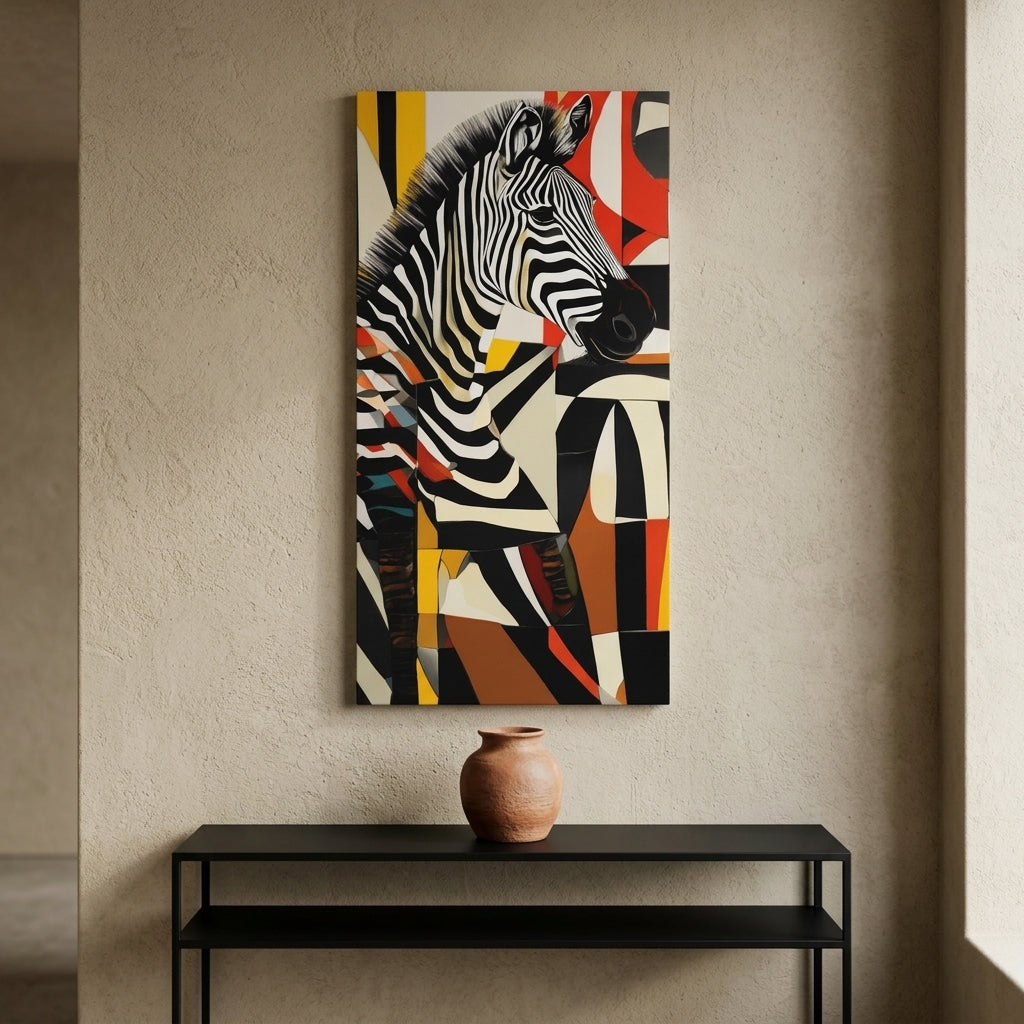 Canvas Wall Art — Modern Interior Lifestyle | Generated by Modelize