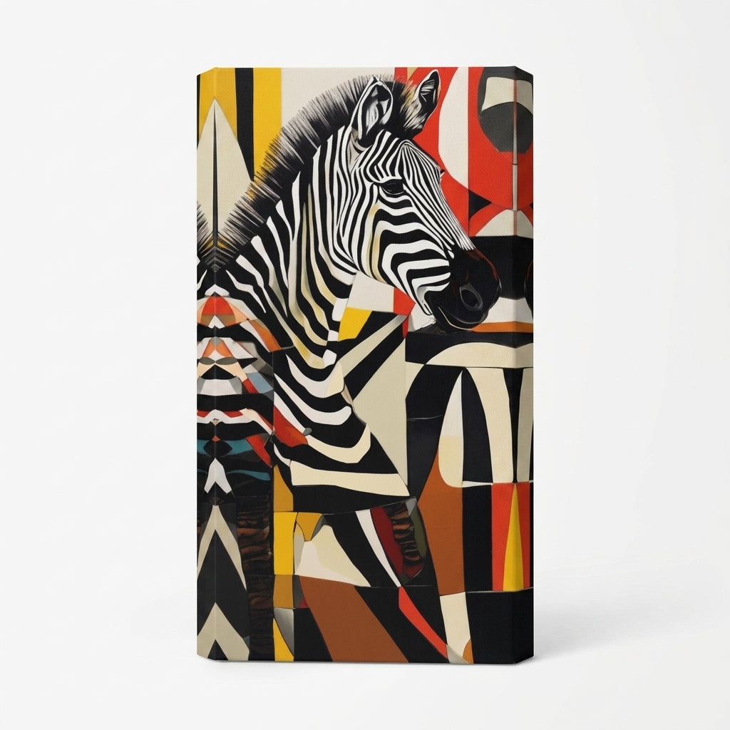 Canvas Wall Art — Three-Quarter Studio View | Generated by Modelize