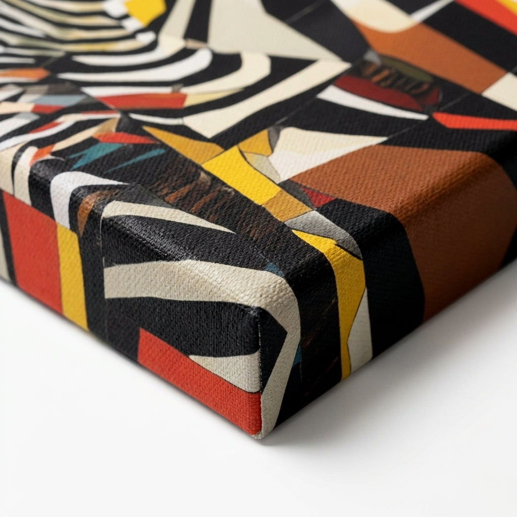 Canvas Wall Art — Canvas Texture Detail | Generated by Modelize