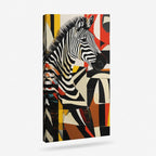 Vertical Canvas Wall Art — Three-Quarter Studio View | Generated by Modelize