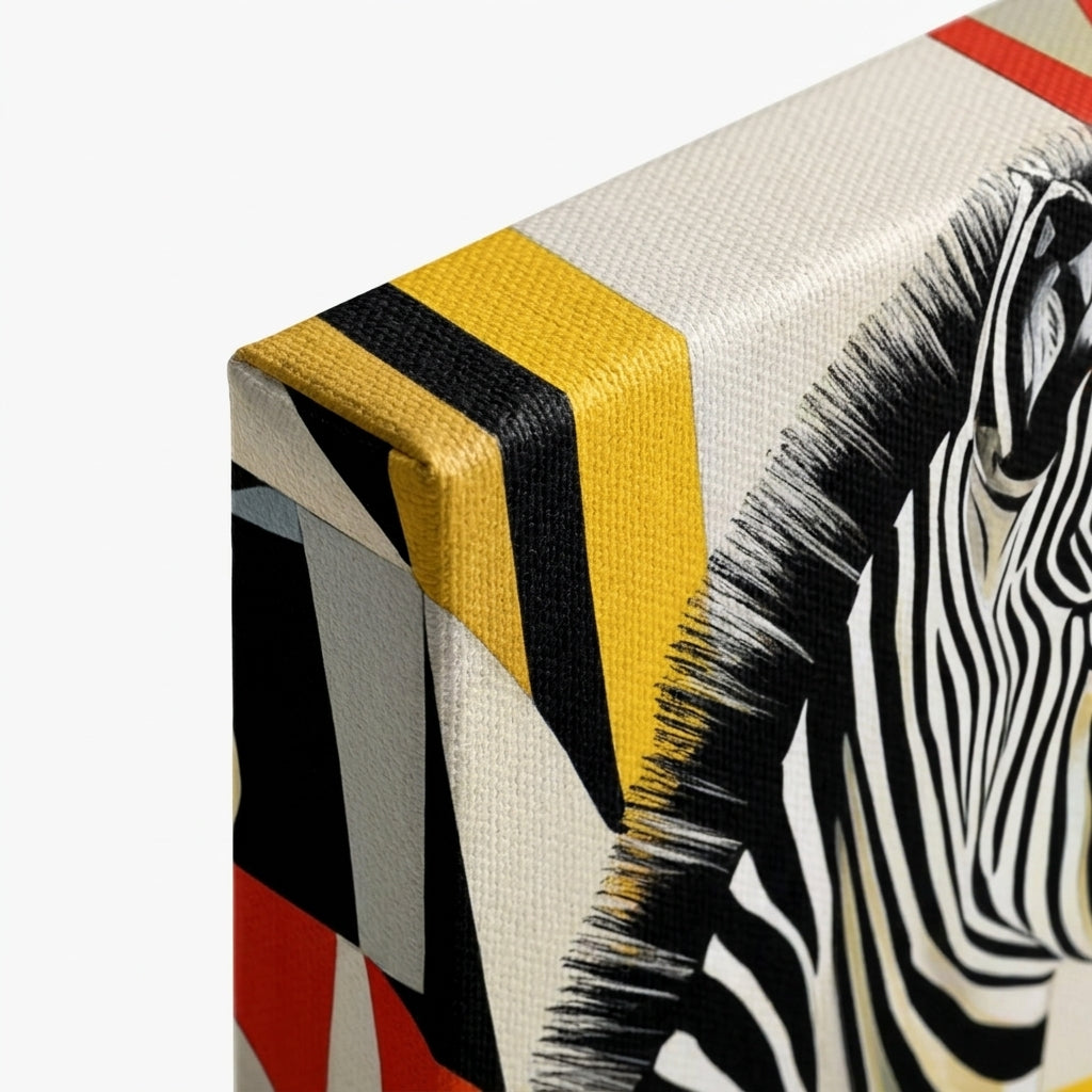Canvas Wall Art — Canvas Texture Detail | Generated by Modelize