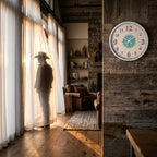 Wall Clock — Rustic Lodge Lifestyle | Generated by Modelize