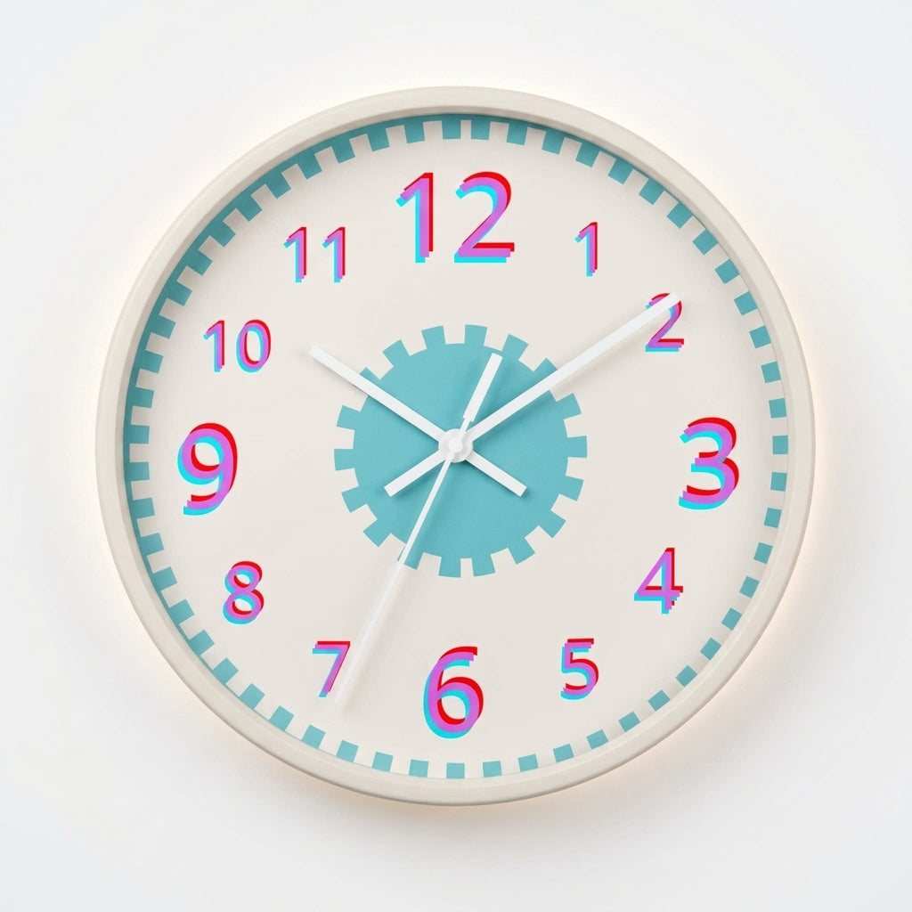 Wall Clock — Full Window Pair | Generated by Modelize