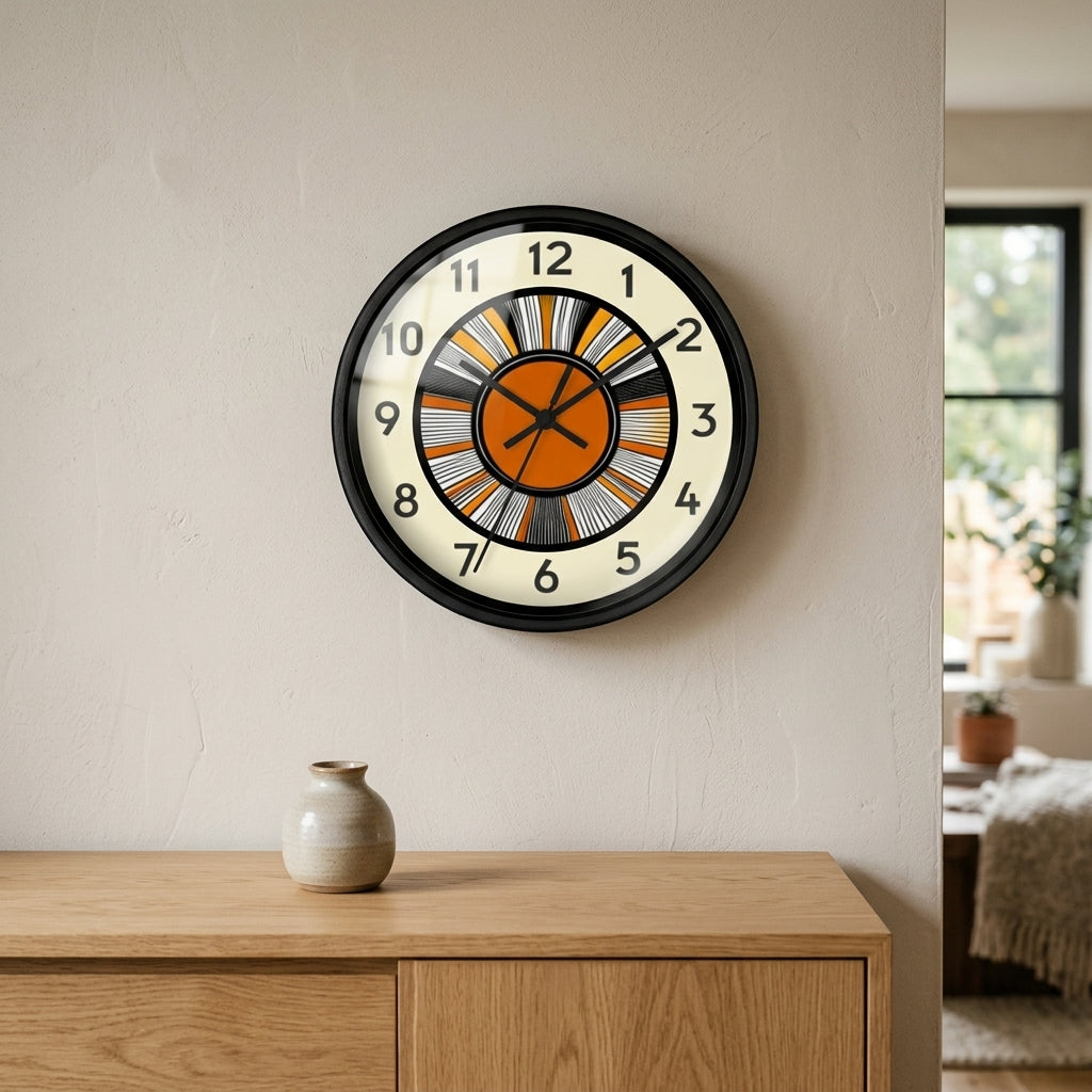 Framed Wall Clock — Lifestyle - Home | Generated by Modelize