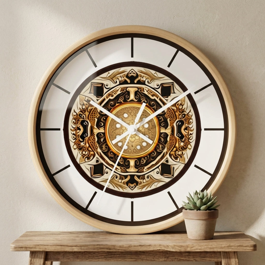Round wall clock — Lifestyle - Home | Generated by Modelize
