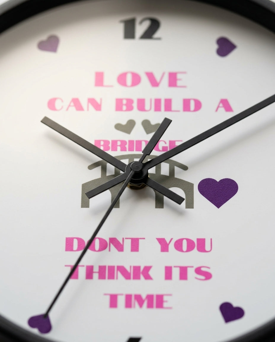 Wall Clock — Typography Detail | Generated by Modelize