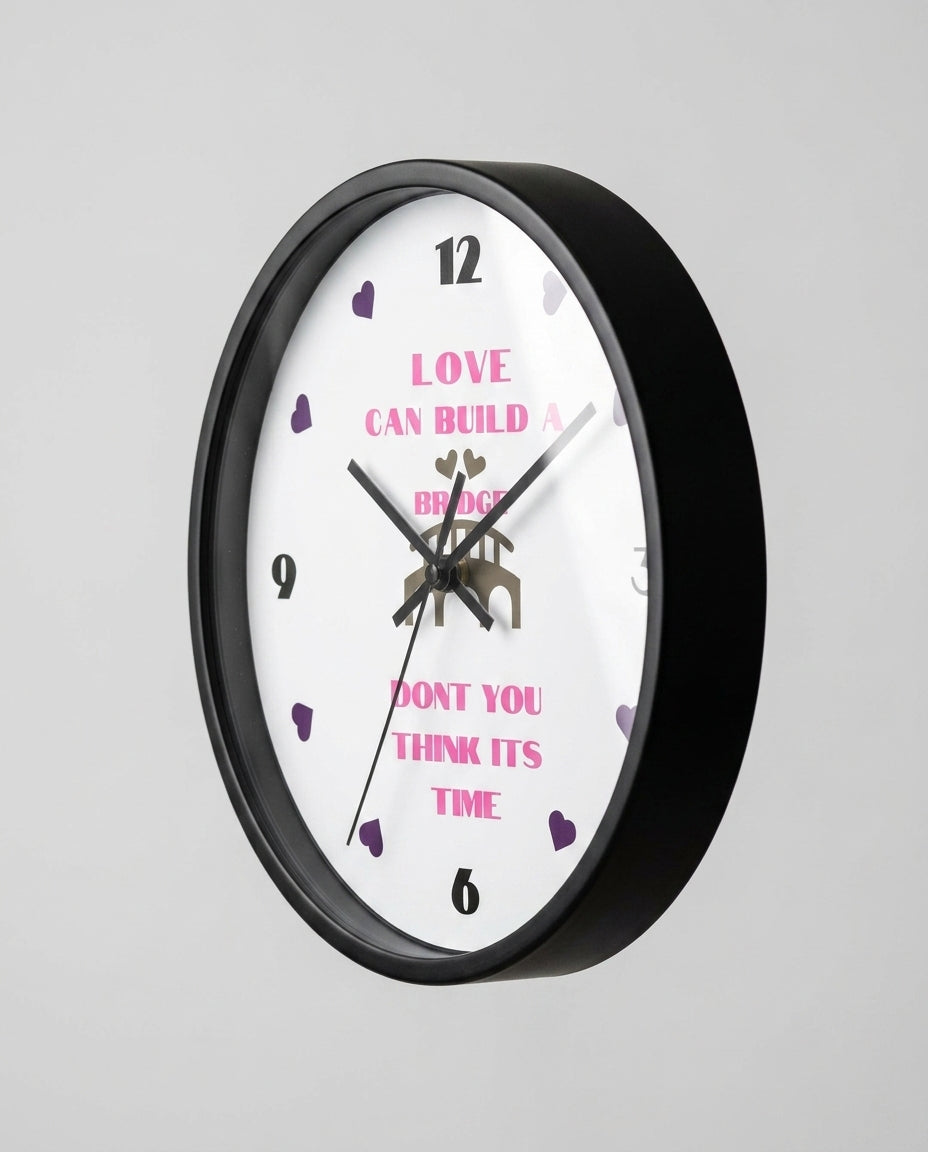 Wall clock — Side Profile Perspective | Generated by Modelize