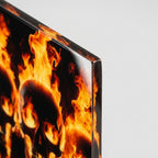 Acrylic Triptych Wall Art — Acrylic Texture Macro | Generated by Modelize