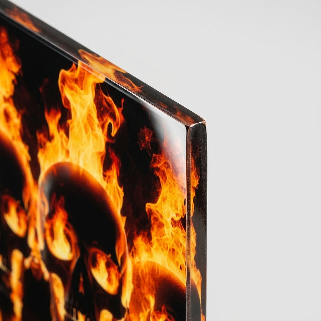 Acrylic Triptych Wall Art — Acrylic Texture Macro | Generated by Modelize