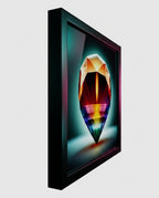 Framed Poster — Studio Side Profile | Generated by Modelize