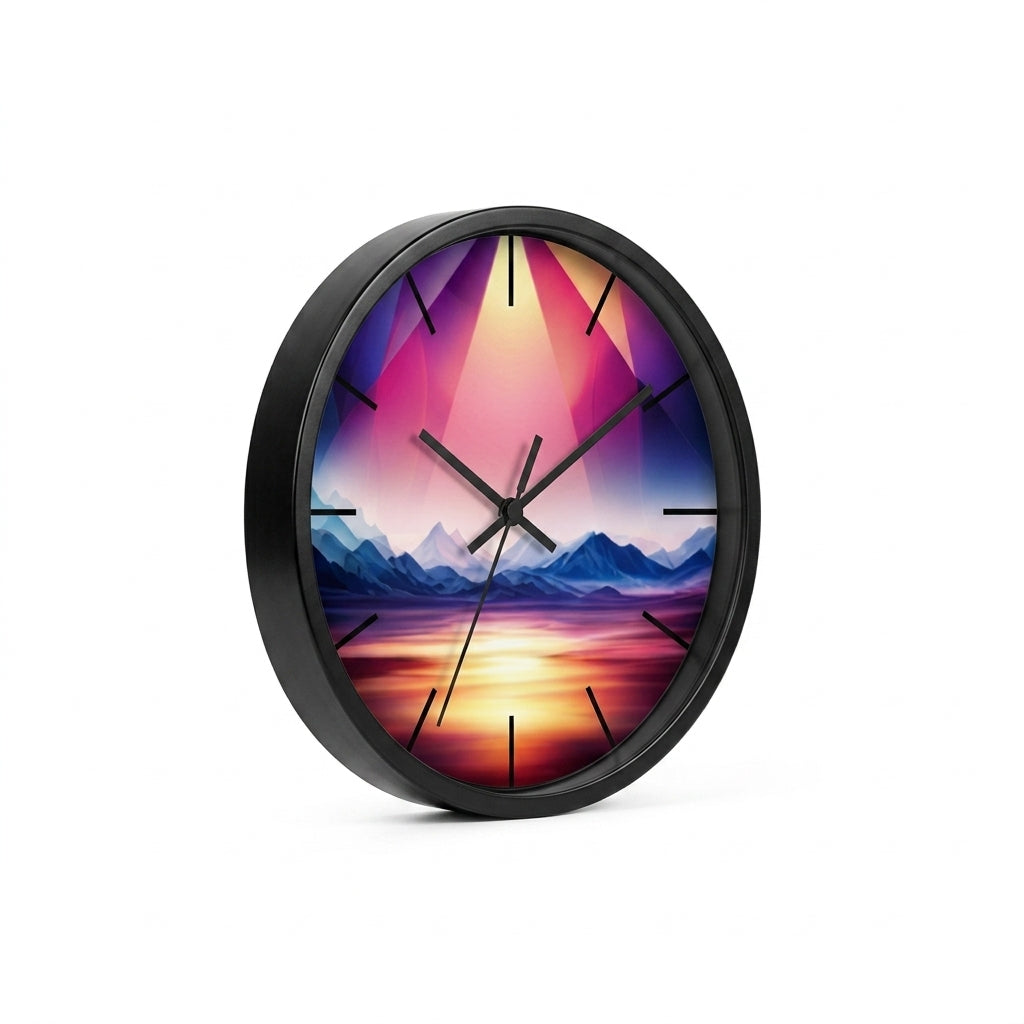 Round wall clock — Angled Profile Studio | Generated by Modelize