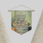 Pennant banner wall decor — Macro Texture Detail | Generated by Modelize