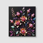 3D Relief Canvas Art — Clean Studio Packshot | Generated by Modelize